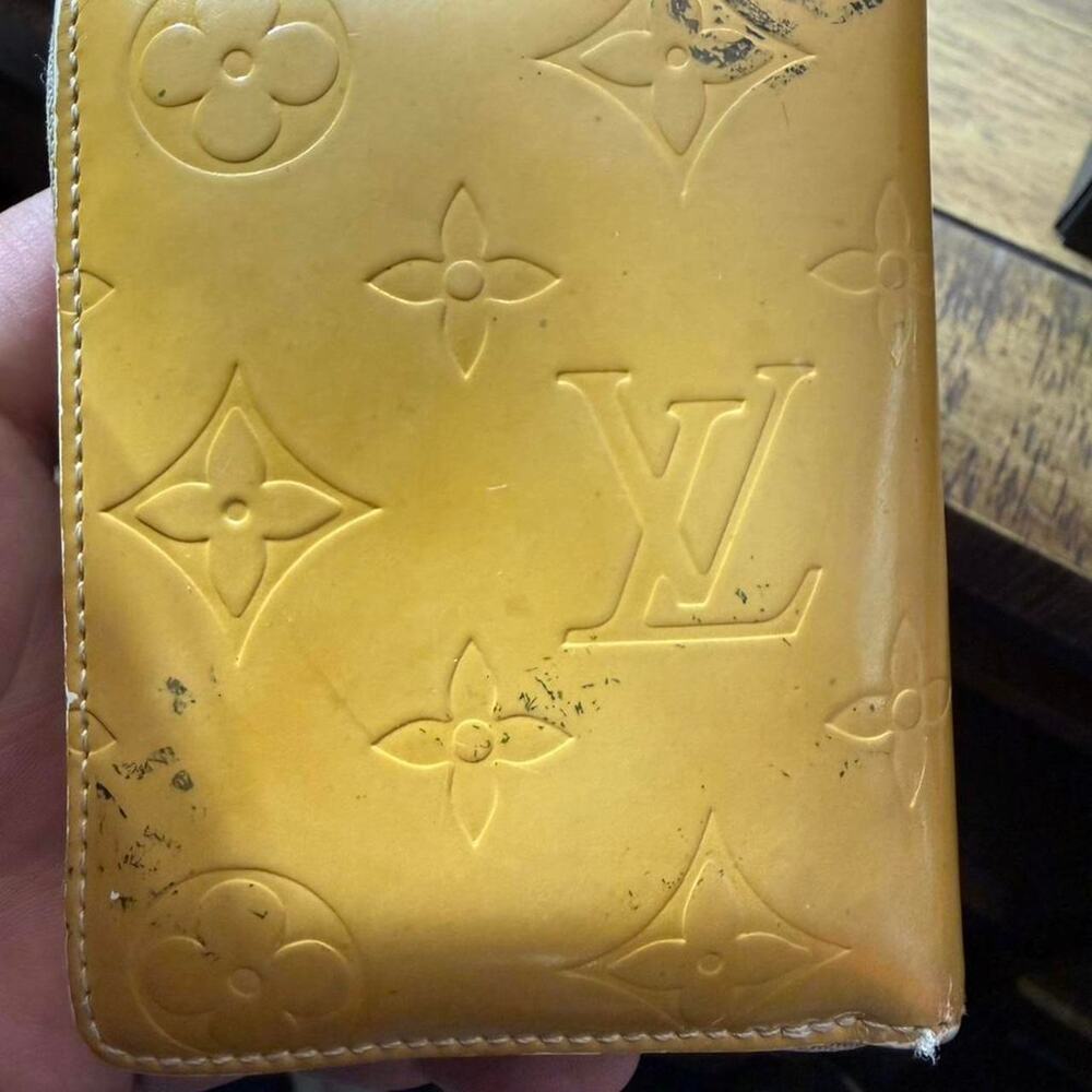 Yellow louis vuitton wallet luxury